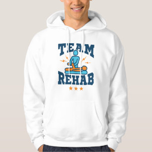 Veste À Capuche Équipe de réadaptation physiothérapeute Personnel
