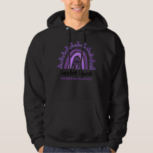 Veste À Capuche Équipe de soutien Fibromyalgie A à ruban violet ar