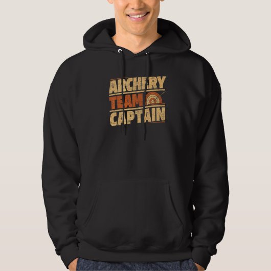 Veste À Capuche Équipe de tir à l'arc Capitaine Bowman Bow Arrows (Devant)