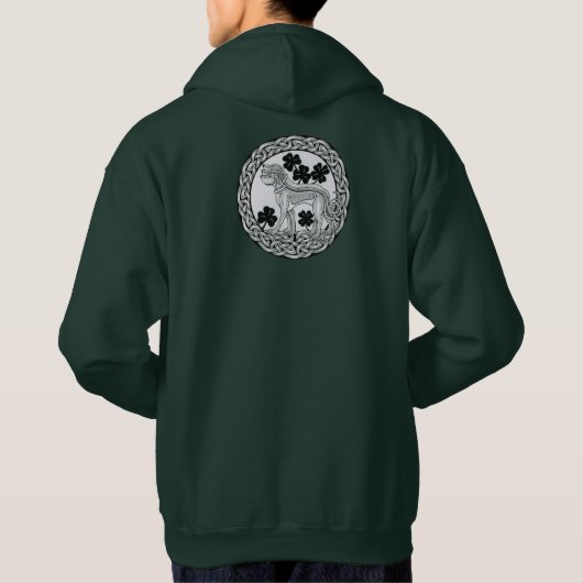 Veste À Capuche Équipe d'Irlande Wolfhound Shield (Dos)