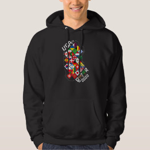 Veste À Capuche Équipe Nationale De Football Américaine Meilleur F