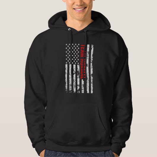 Veste À Capuche Équipe normale Équipe Normale Us Équipe Drapeau No (Devant)