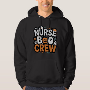 Veste À Capuche Équipe Nurse Boo Halloween Héros de la santé Effra