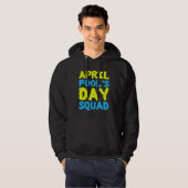 Veste À Capuche Équipe Poisson d'Avril Blagues du 1er avril K (Devant entier)