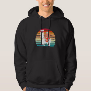 Veste À Capuche Équipe Rétro Sunset Sloth Llama Randonnée - Sloth 