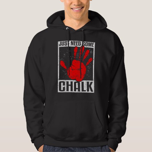 Veste À Capuche Escalade Bouldering Alpinisme Juste Besoin De Plus (Devant)
