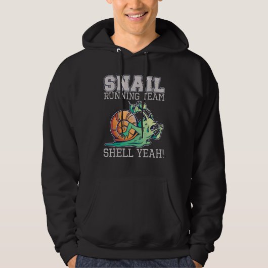 Veste À Capuche Escargot Team Shell Ouais Slow Snail (Devant)