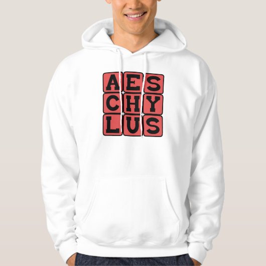 Veste À Capuche Eschyle, Tragédien Grec (Devant)