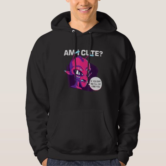 Veste À Capuche Espace Ufo Enduction Alien Croyant Tee (Devant)