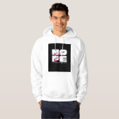 Veste À Capuche Espoir & oiseaux – typographie gras (Devant entier)