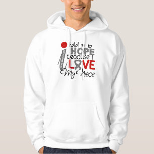 Veste À Capuche Espoir pour ma tumeur cérébrale de nièce