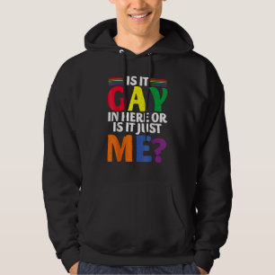Veste À Capuche Est-Ce Gay Dans Ici Ou Est-Ce Juste Moi Fun Lgbt G