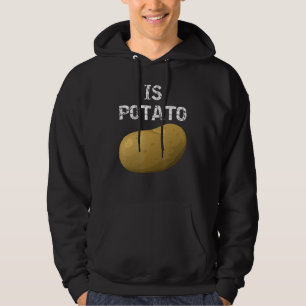 Veste À Capuche Est La Pomme De Terre Comme On Le Voit À La Télévi