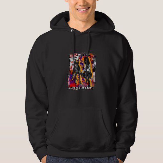 Veste À Capuche Esthétique punk emo grunge (Devant)