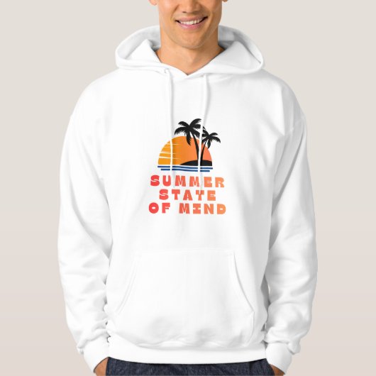 Veste À Capuche État d'esprit d'été (Devant)