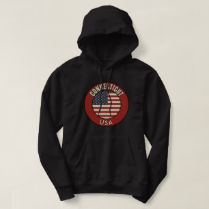 Veste À Capuche État du Connecticut
