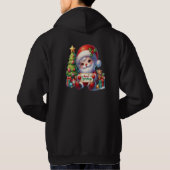 Veste À Capuche Étendre la fête de Noël avec notre cotte de Noël (Dos)