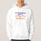 Veste À Capuche 😁 ✔ êtes-vous religieuse ? Parce que... (Devant)