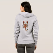 Veste À Capuche Ethnic Floral Scorpion (Dos entier)