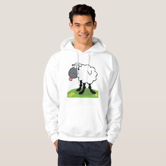 Veste À Capuche Étiquette de mouton (Devant entier)