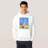 Veste À Capuche Étiquette rose (Devant entier)