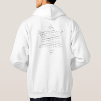 Veste À Capuche Étoile de David avec les lettres hébreues/sur le