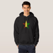 Veste À Capuche Étoile de Rasta (Devant entier)