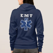Veste À Capuche Étoile d'EMT de la vie (Dos)