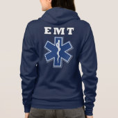 Veste À Capuche Étoile d'EMT de la vie (Dos)