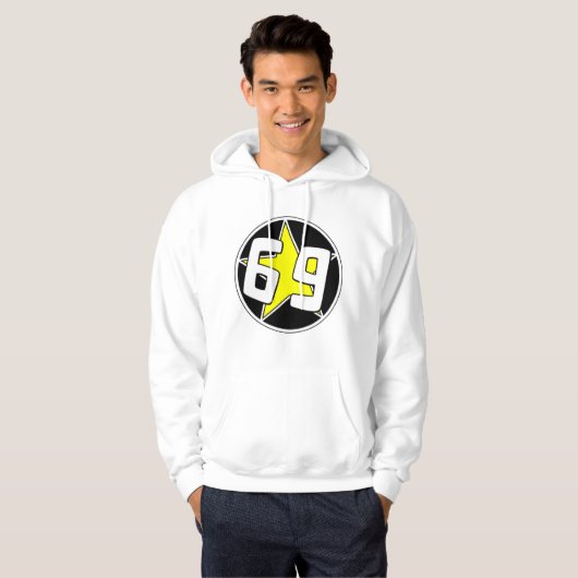Veste À Capuche Étoile jaune 69 (Devant entier)