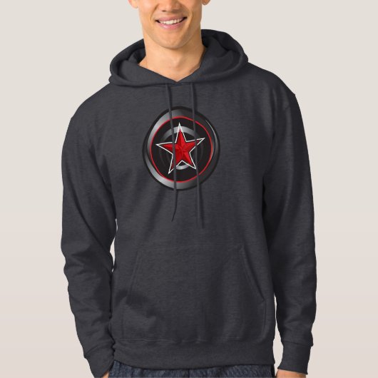 Veste À Capuche Étoile militaire russe de style (Devant)