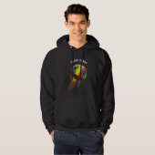 Veste À Capuche étoiles noires (Devant entier)