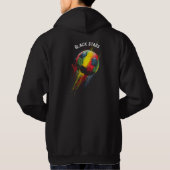 Veste À Capuche étoiles noires (Dos)