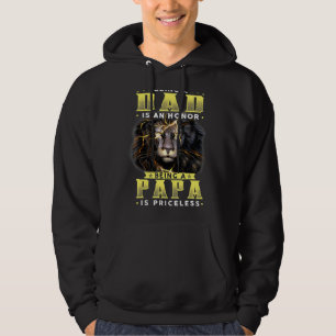 Veste À Capuche Être Papa Est Un Honneur Être Papa Est Un Aa Inest