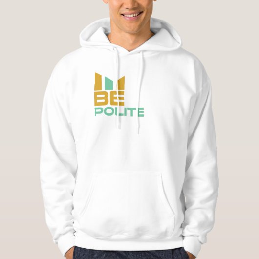 Veste À Capuche Être poli (Devant)