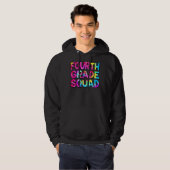 Veste À Capuche Étudiant de 4e année de l'escouade noue teint à l' (Devant entier)