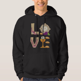 Veste À Capuche Eucharis 1ère Communion catholique pour les filles