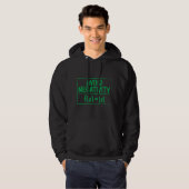 Veste À Capuche Éviter la négativité Problème de maths drôle Ingén (Devant entier)