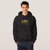 Veste À Capuche Évitez la négativité Math Equation Math Enseignant (Devant entier)