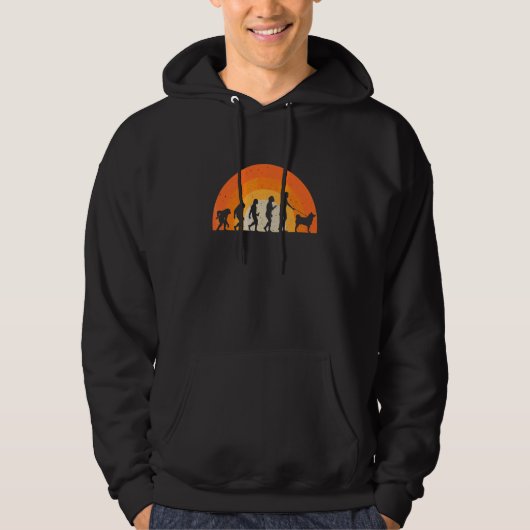 Veste À Capuche Évolution Akita Coucher de soleil (Devant)
