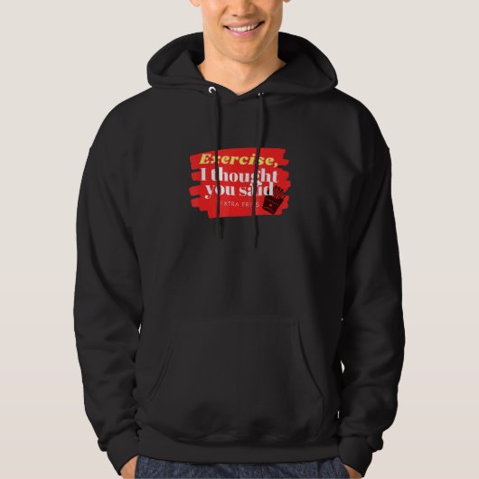 Veste À Capuche Exercice Ou Fries (Devant)