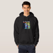 Veste À Capuche Explorer l'espace pour découvrir de nouvelles chos (Devant entier)
