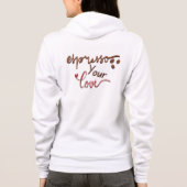 Veste À Capuche Expresso Votre Amour (Dos)