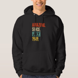Veste À Capuche Extraordinaire depuis juillet 1949 73 ans 73e anni