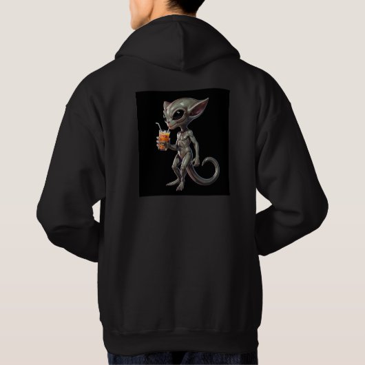 Veste À Capuche extraterrestre et soda (Dos)