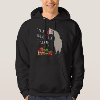 Veste À Capuche Fa La Llama Chemise - Llama Christmas