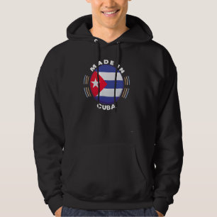 Veste À Capuche Fabriqué à Cuba Vintage Drapeau Cubain