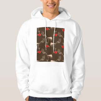 Veste À Capuche Face de femme à une ligne : motif abstrait.