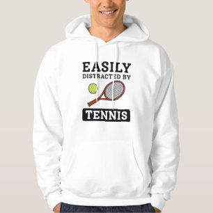 Veste À Capuche Facilement Distrait Par Le Tennis