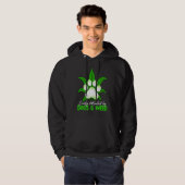 Veste À Capuche Facilement Distrait Par Les Chiens Herbe Chiens (Devant entier)